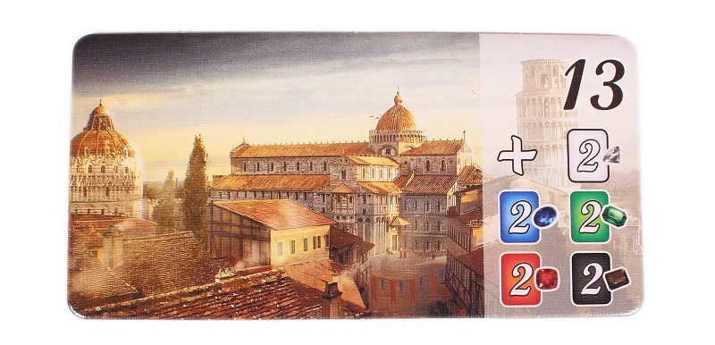 closeup of a game card depicting a location from the game