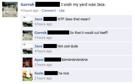 I wish Jace Beleren was my yard.