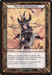 Archenemy Scheme card: Plots That Span Centuries
