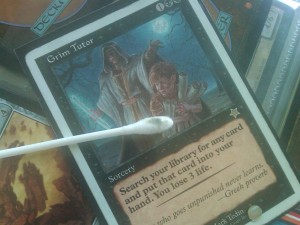 Grim tutor and Q-tip