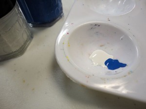 Painting Magic - Ponder - Blue Paint