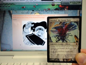 Painting Magic - Emrakul and Marshmallow Man