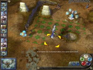 Screen view centered on an angel