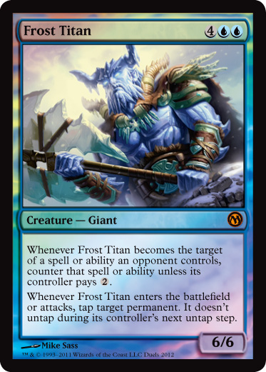 Duels of the Planeswalkers 2012 - Promo Frost Titan