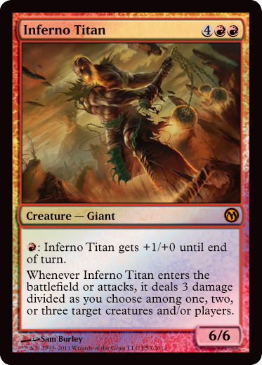Duels of the Planeswalkers 2012 - Promo Inferno Titan