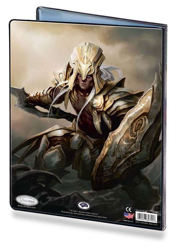 The back of the New Phyrexia from UltraPro!