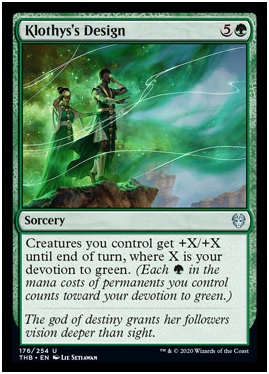 The Magic card Klothys's Design.