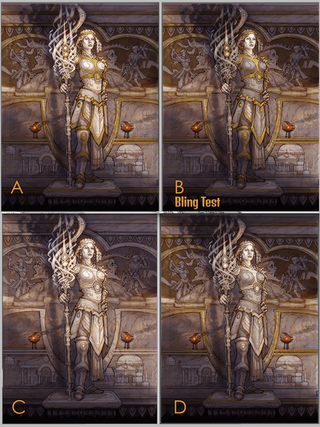 A series of sketch images testing out a variety of color and bling treatments for the elspeth frieze.