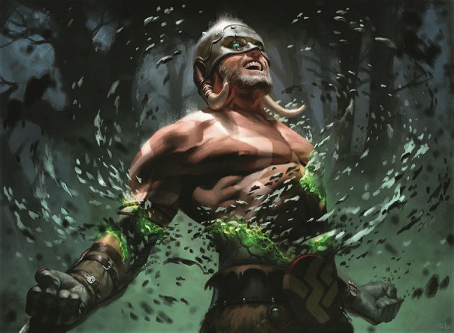 A man enraptured as vestiges of cursed magic are stripped from his body