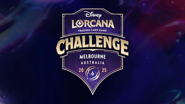 Logo for Disney Lorcana Challenge 2025 in Melbourne, Australia