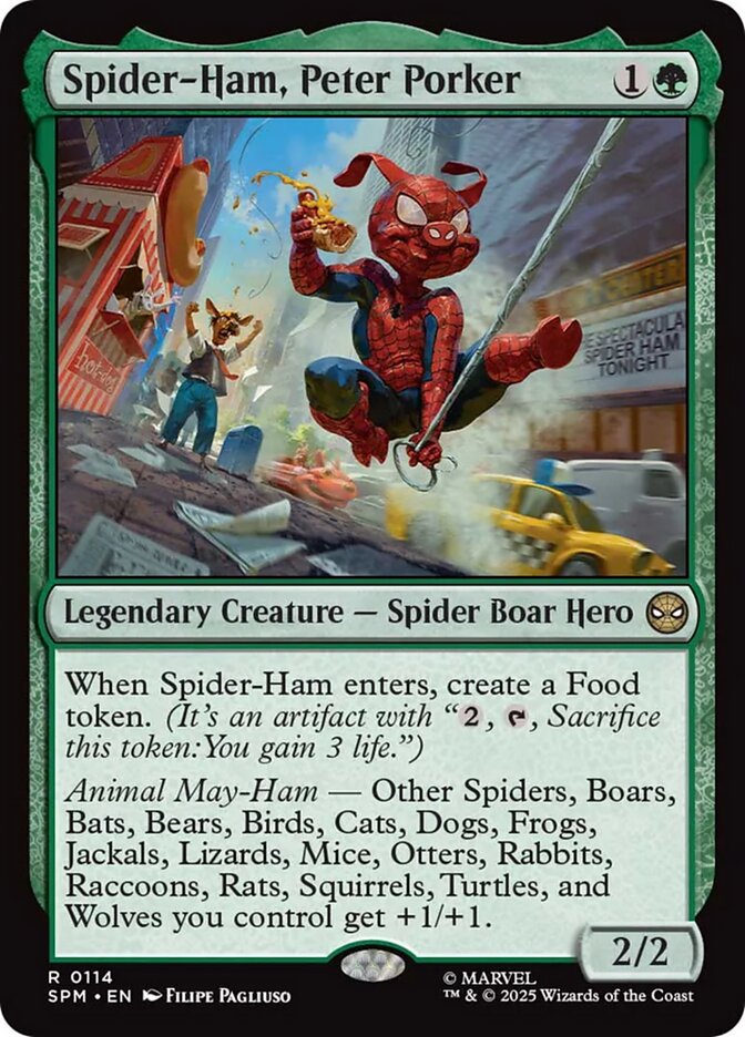 Image of the Magic card Spider-Ham, Peter Porker