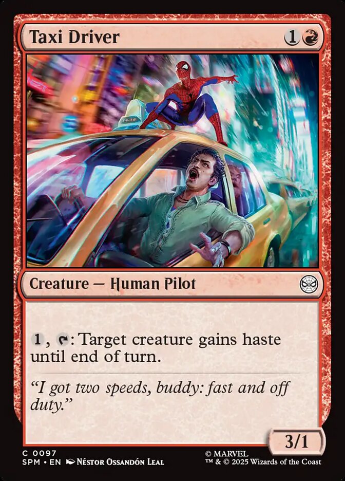 Image of the Magic card Taxi Driver