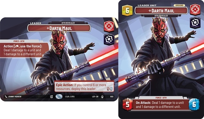Image of the Star Wars Unlimited card Darth Maul - Sith Revealed