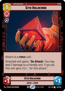 Image of the Star Wars Unlimited card Sith Holocron