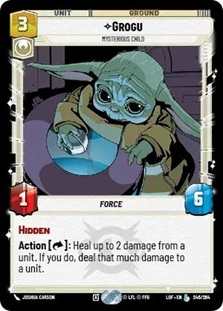 Image of the SWU card Grogu - Mysterious Child