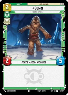 Image of the SWU card Gungi - Finding Himself