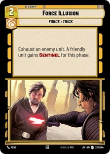 Image of the SWU card Force Illusion