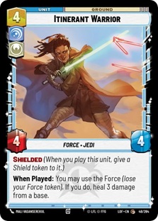 Image of the SWU card Itinerant Warrior