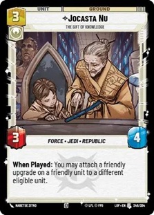 Image of the SWU card Jocasta Nu - The Gift of Knowledge