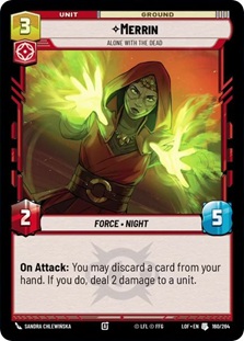 Image of the SWU card Merrin - Alone with the Dead