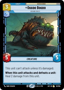 Image of the SWU card Oggdo Bogdo - Bogana Brute