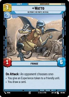 Image of the SWU card Watto - No Money, No Parts, No Deal