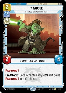 Image of the SWU card Yaddle - A Chance to Make Things Right