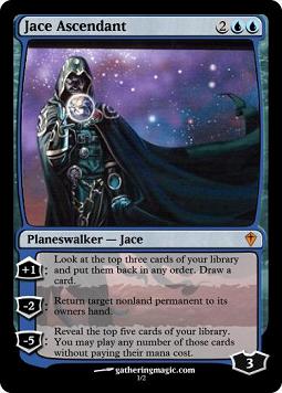 he original Jace was a mill deck card, that will most certainly change. especially while the mill-Jace remains legal in the same standard format. instead it is more likely to include other basic 'blue' abilities.