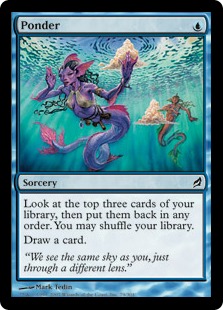 Painting Magic - Ponder - Original card
