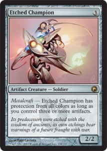 Scars of Mirrodin - Etched Champion Scars of MIrrodin - Etched Champion
