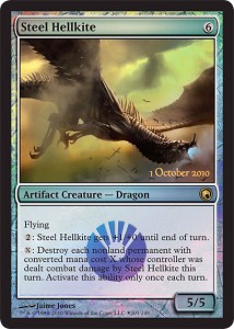 Scars of Mirrodin - Steel Hellkite Release Promo Scars of Mirrodin - Steel Hellkite Release Promo