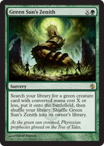 Mirrodin Besieged - Green Sun's Zenith Mirrodin Besieged - Green Sun's Zenith
