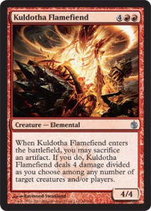 Mirrodin Besieged - Kuldotha Flamefiend Mirrodin Besieged - Kuldotha Flamefiend