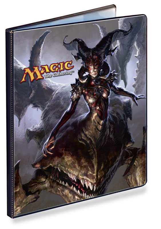The front of the New Phyrexia binder from UltraPro!