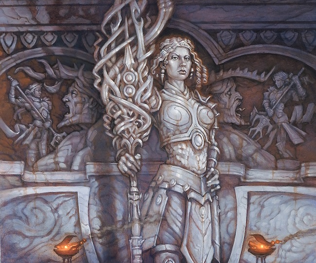 Image of the near final Elspeth frieze.