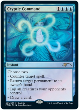 Image of a promo version of Cryptic Command.