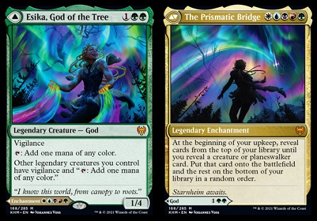 Image of the Magic card Esika, God of the Tree/The Prismatic Bridge