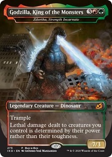 Image of the Magic card Zilortha, Strength Incarnate/Godzilla King of the Monsters