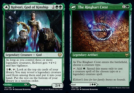 Image of the Magic card Kolvori, God of Kinship