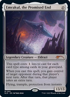 Image of the Magic: The Gathering card Emrakul, the Promised End, featuring new art by John Avon